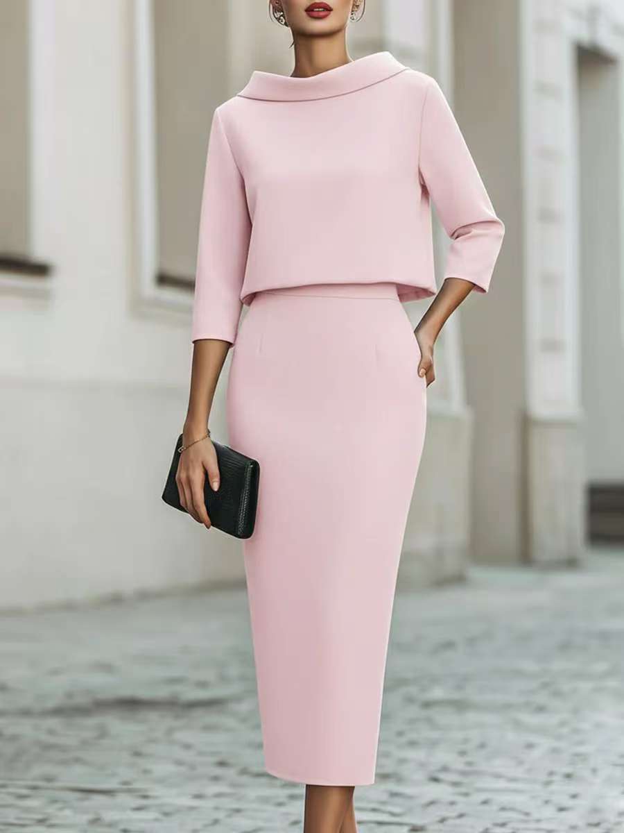 Women's Bodycon Skirt & Top Two-Piece Set — Urban Commute Fashion
