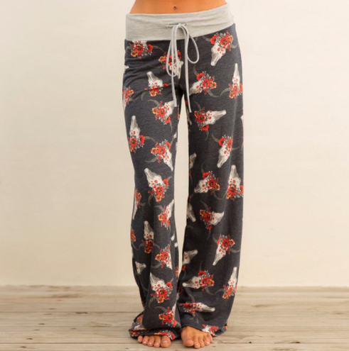 Women’s Wide Leg Yoga Pants – Casual Lounge Pajama Pants