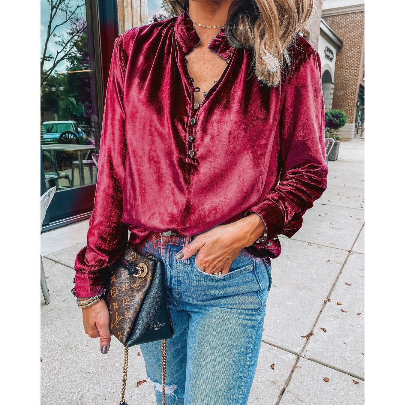 Solid Color Midi Dress | Relaxed Fit Women's Dress