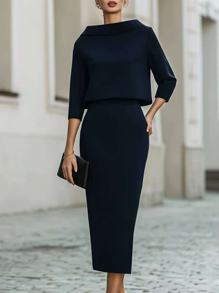 Women's Bodycon Skirt & Top Two-Piece Set — Urban Commute Fashion