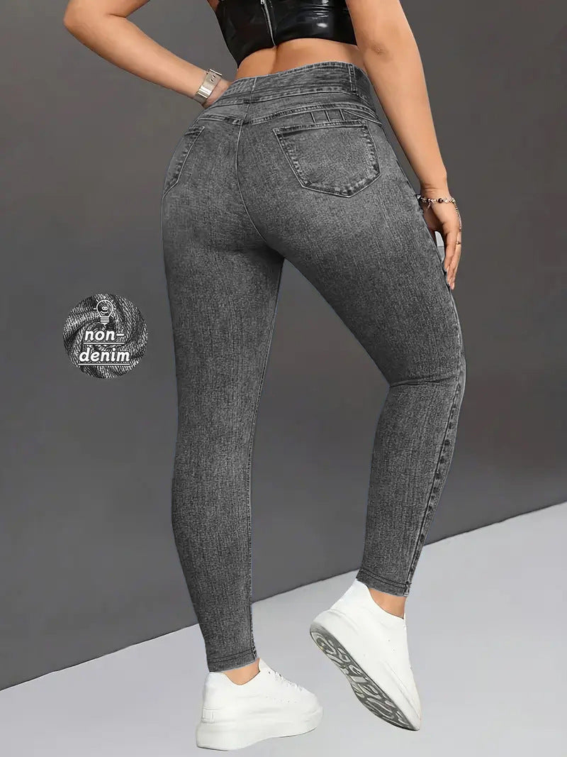 Leopard Print High-Waist Butt-Lifting Yoga Pants – Stretchy Slim Fit Leggings