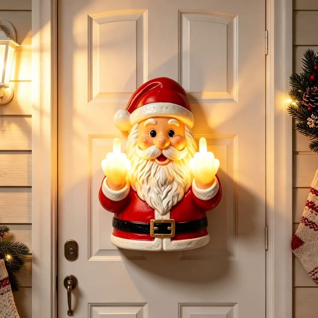 Halloween Ghost Middle Finger Glow Night Light