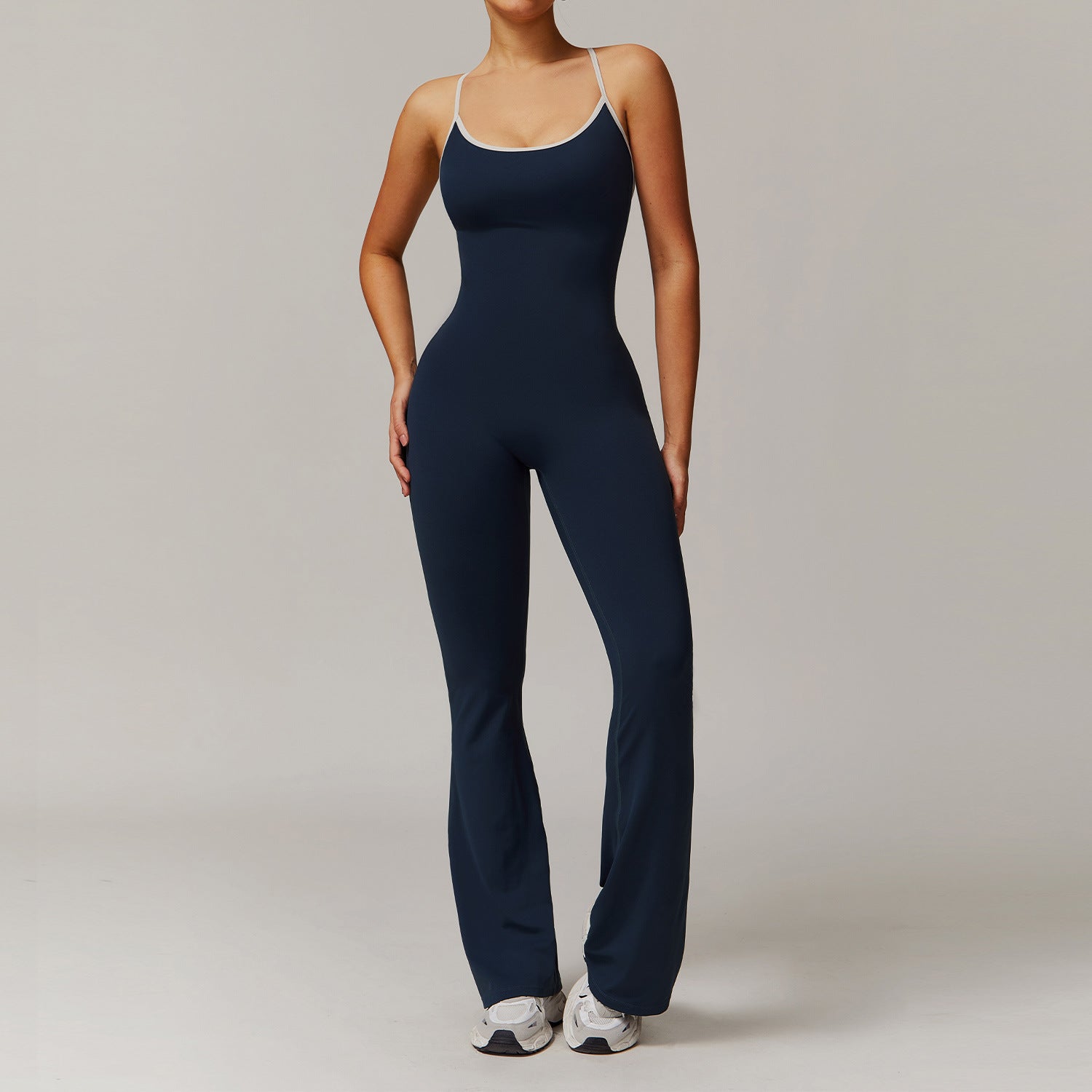 Women's Cross-Back Trumpet Jumpsuit – Sport Fashion Style