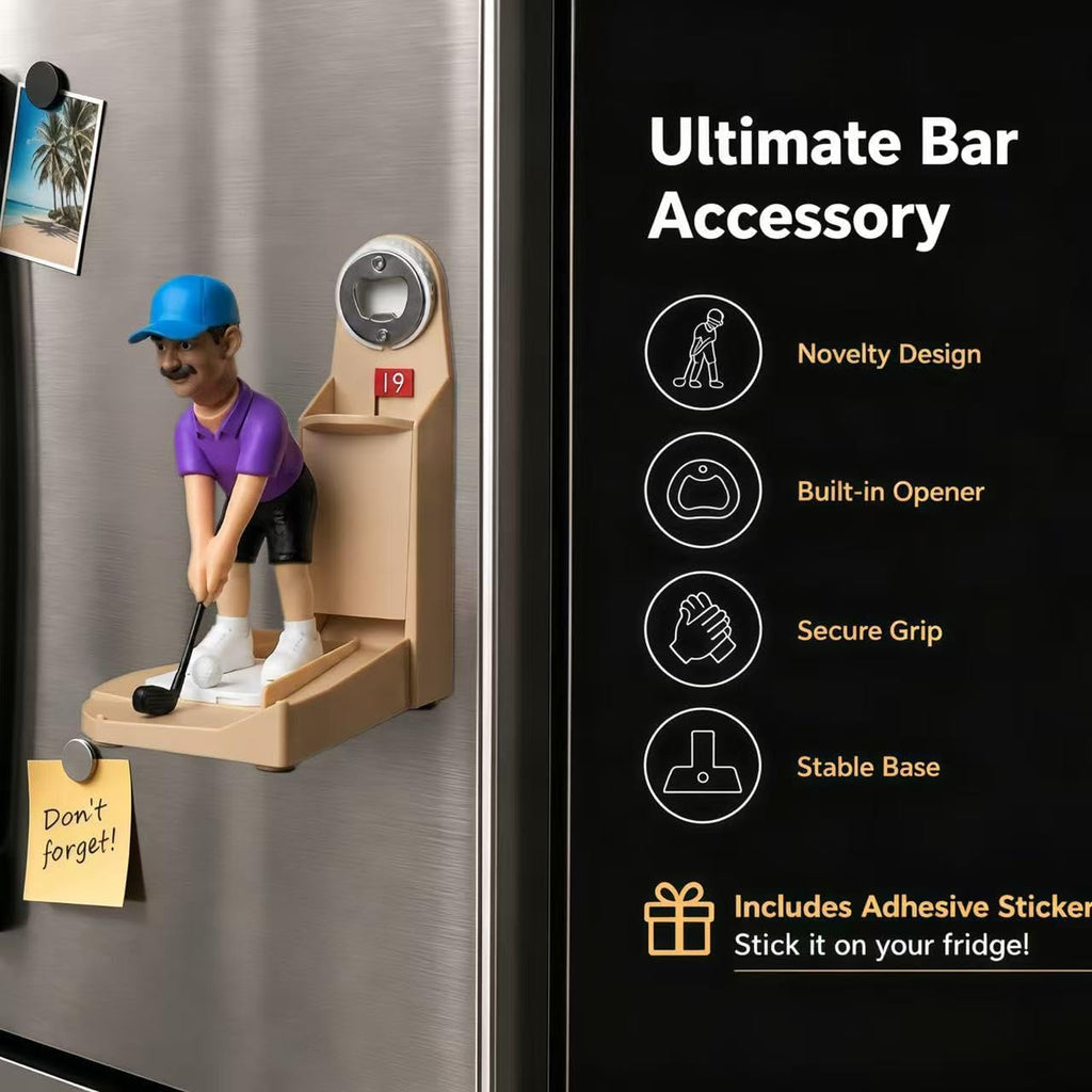Golf Swing Beer Bottle Opener
