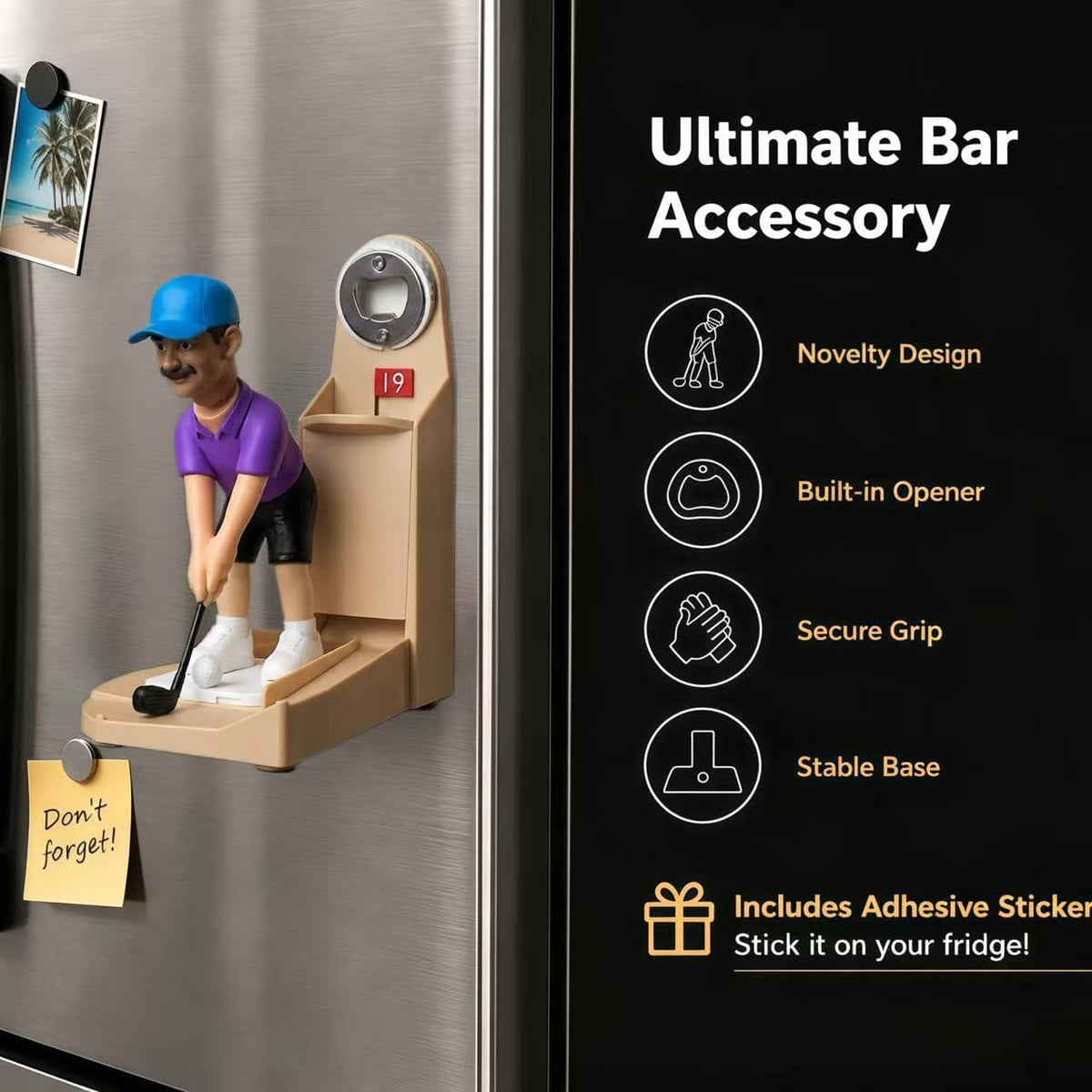 Golf Swing Beer Bottle Opener
