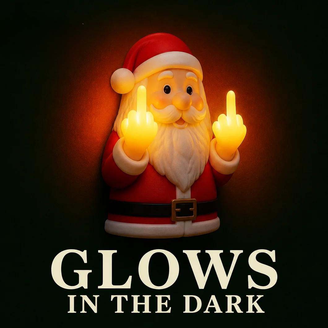 Halloween Ghost Middle Finger Glow Night Light