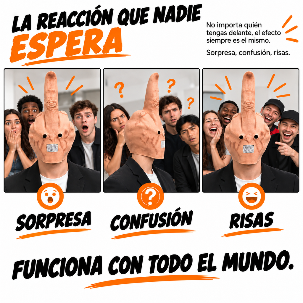 Máscara Dedito - MoodPi