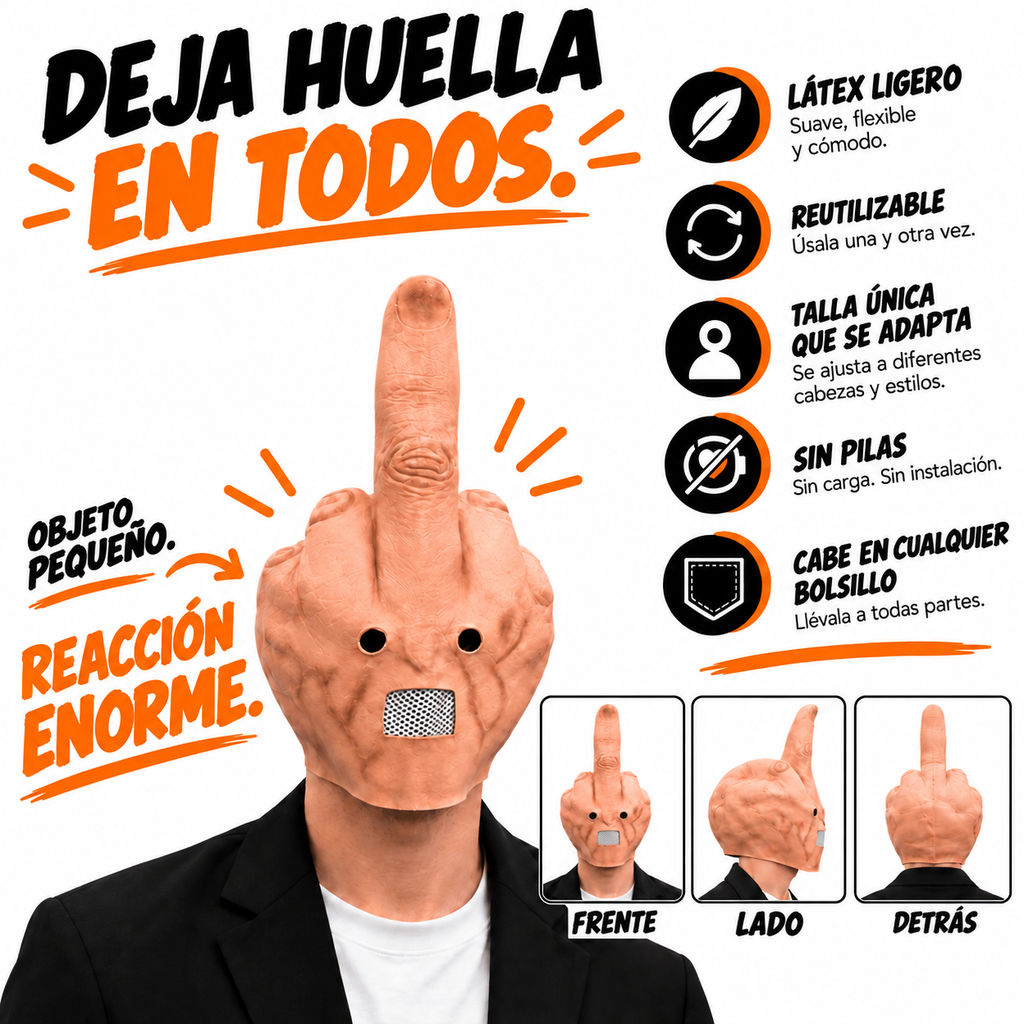 Máscara Dedito - MoodPi