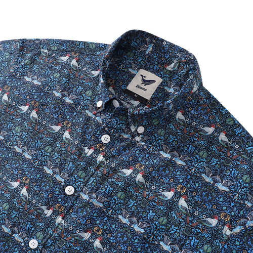 Hawaiian Shirts For Men Bird Designer Shirt