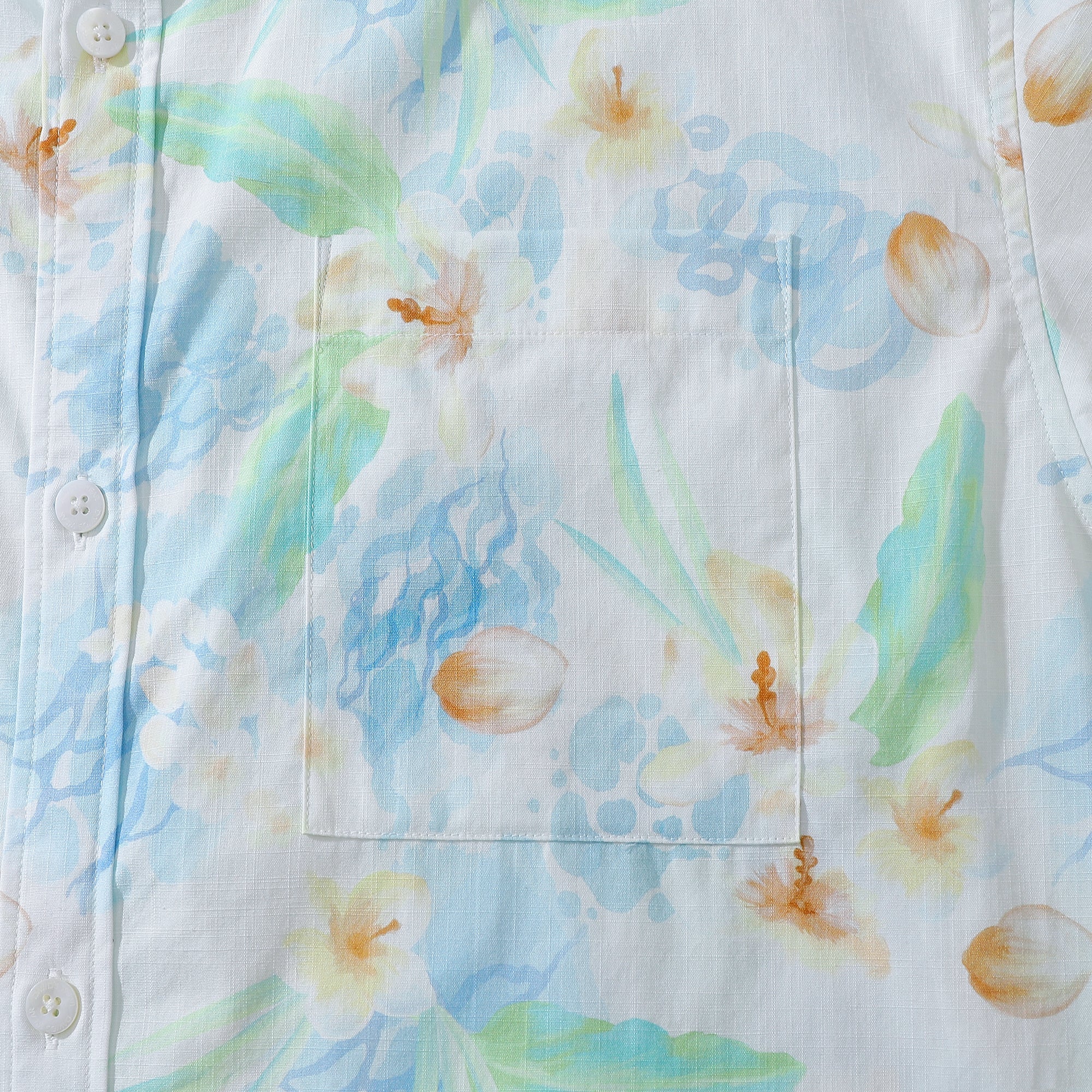 Hawaiian Shirts For Men Tropical Floral Print Vintage Short Sleeve Button Down