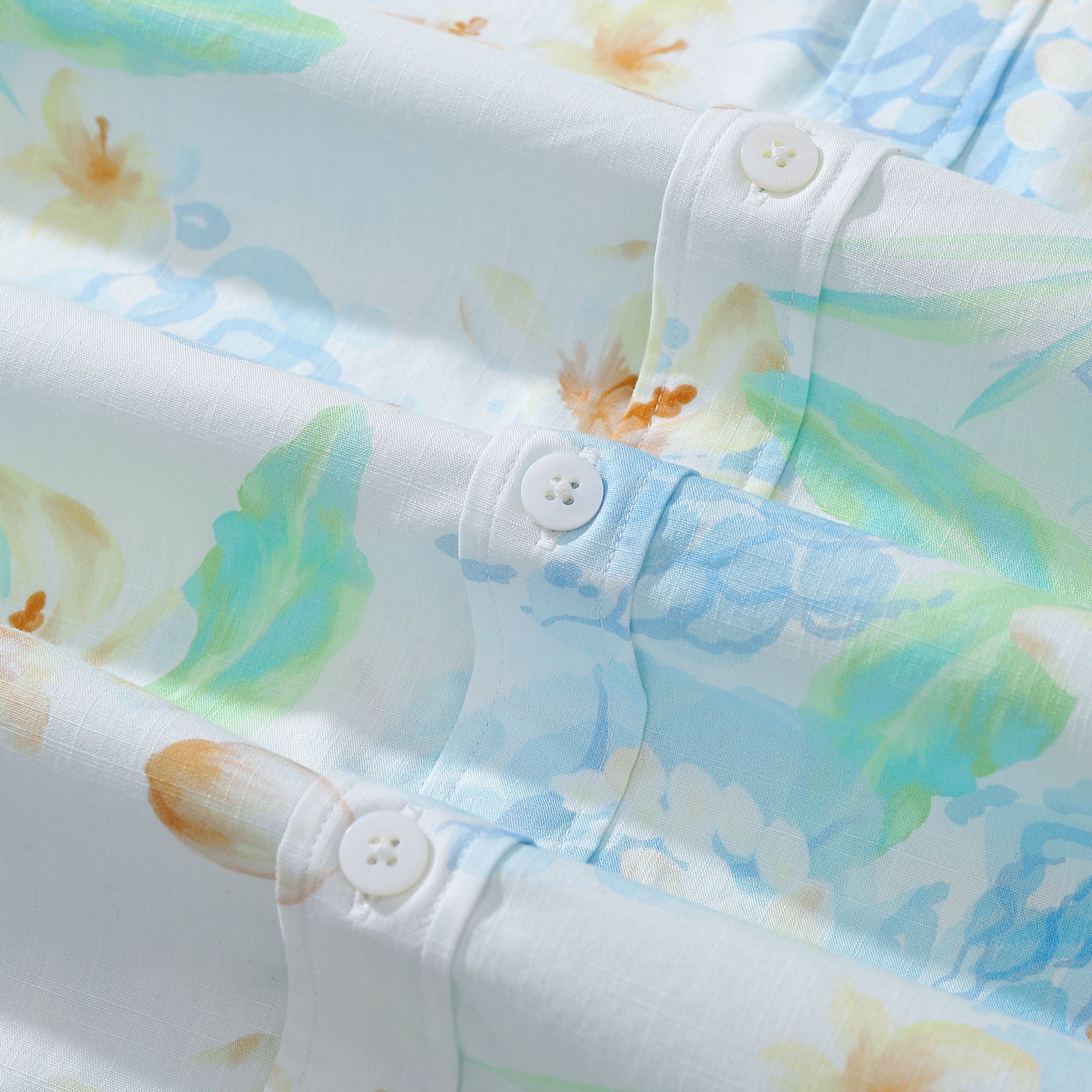 Hawaiian Shirts For Men Tropical Floral Print Vintage Short Sleeve Button Down