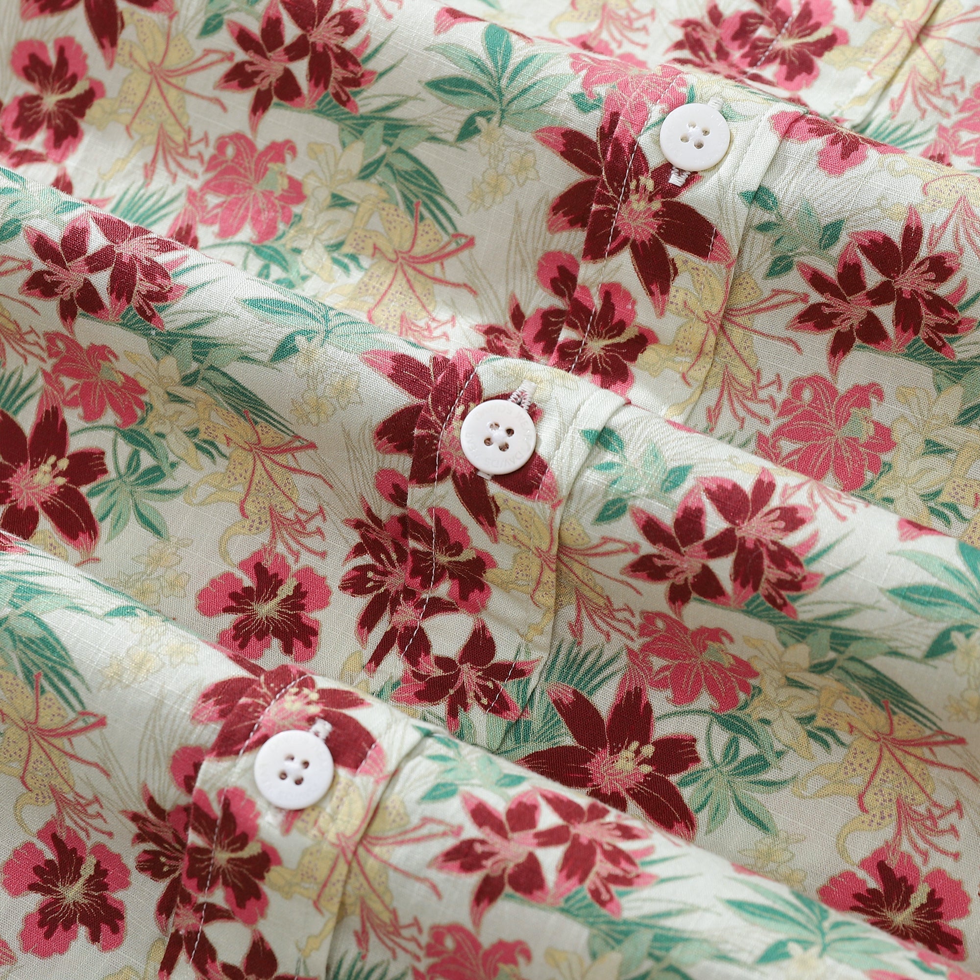 Hawaiian Shirt For Men Floral Vintage Aloha Wear Short Sleeve Hibiscus Print