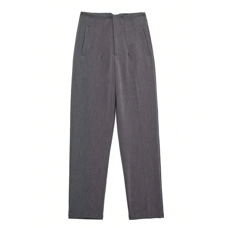 Women’s High Waist Slim Trousers