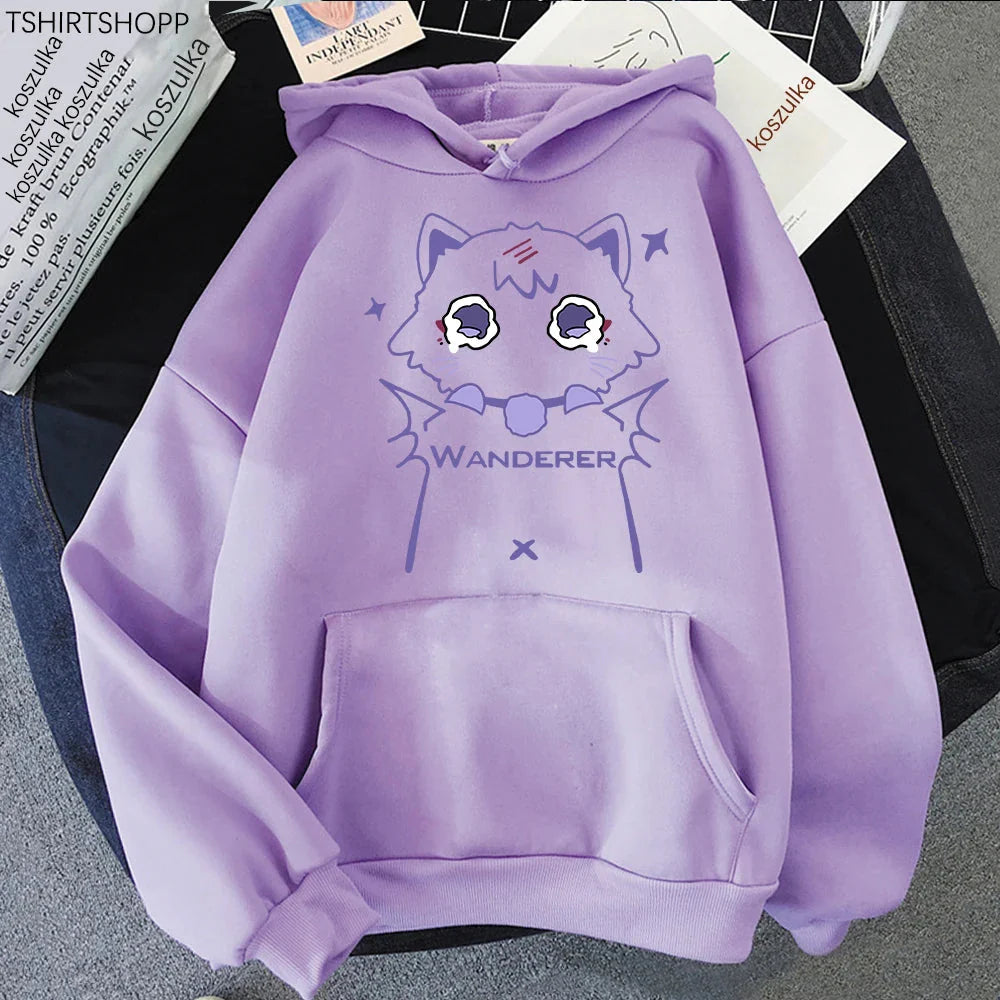 Genshin Impact Scaramouche Cat Hoodie