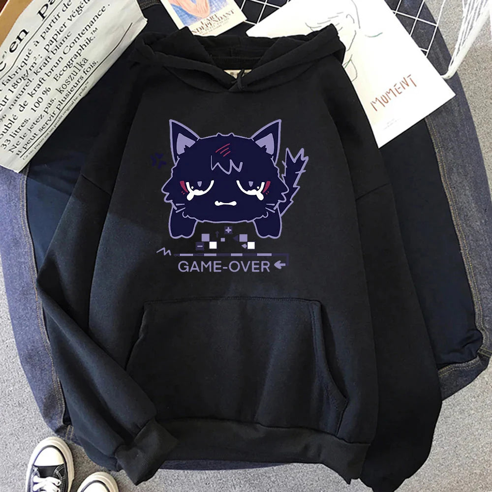 Genshin Impact Scaramouche Cat Hoodie