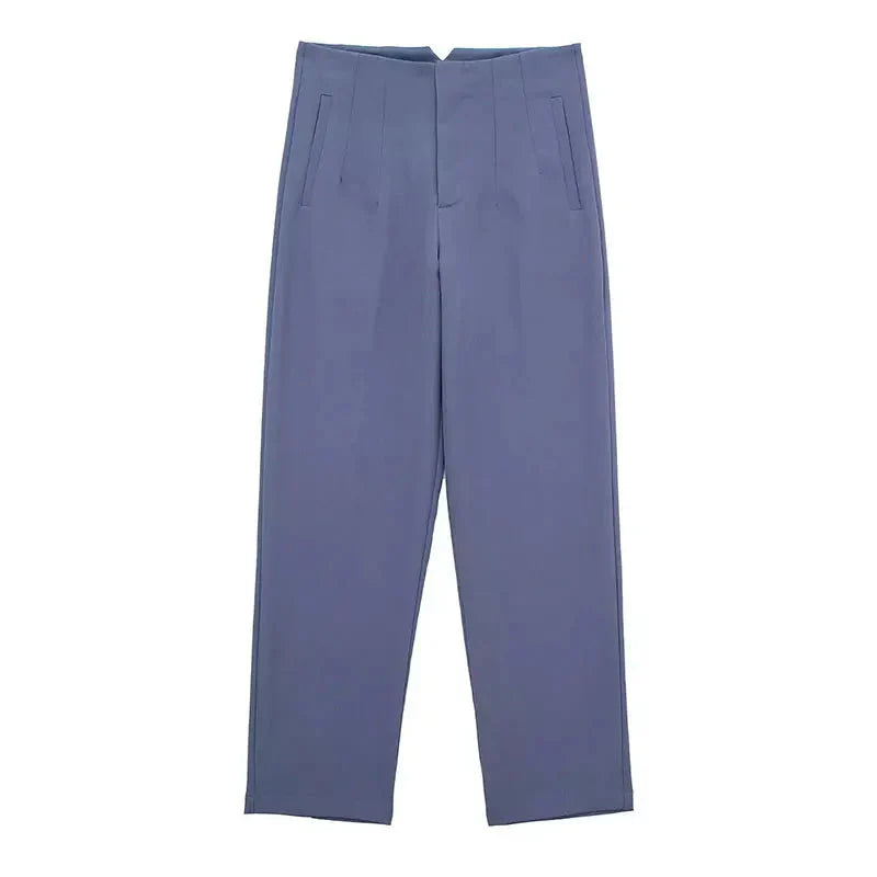Women’s High Waist Slim Trousers
