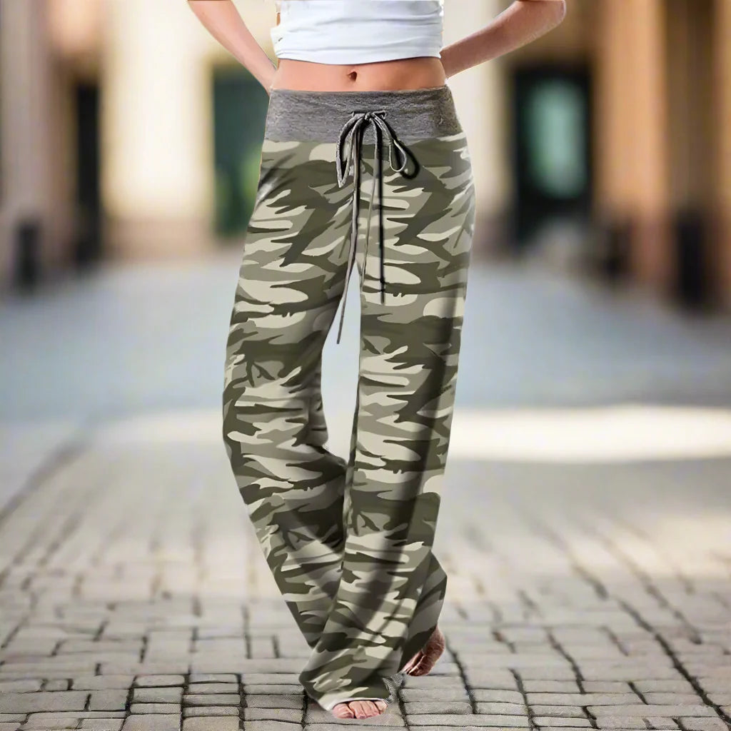 Women’s Wide Leg Yoga Pants – Casual Lounge Pajama Pants
