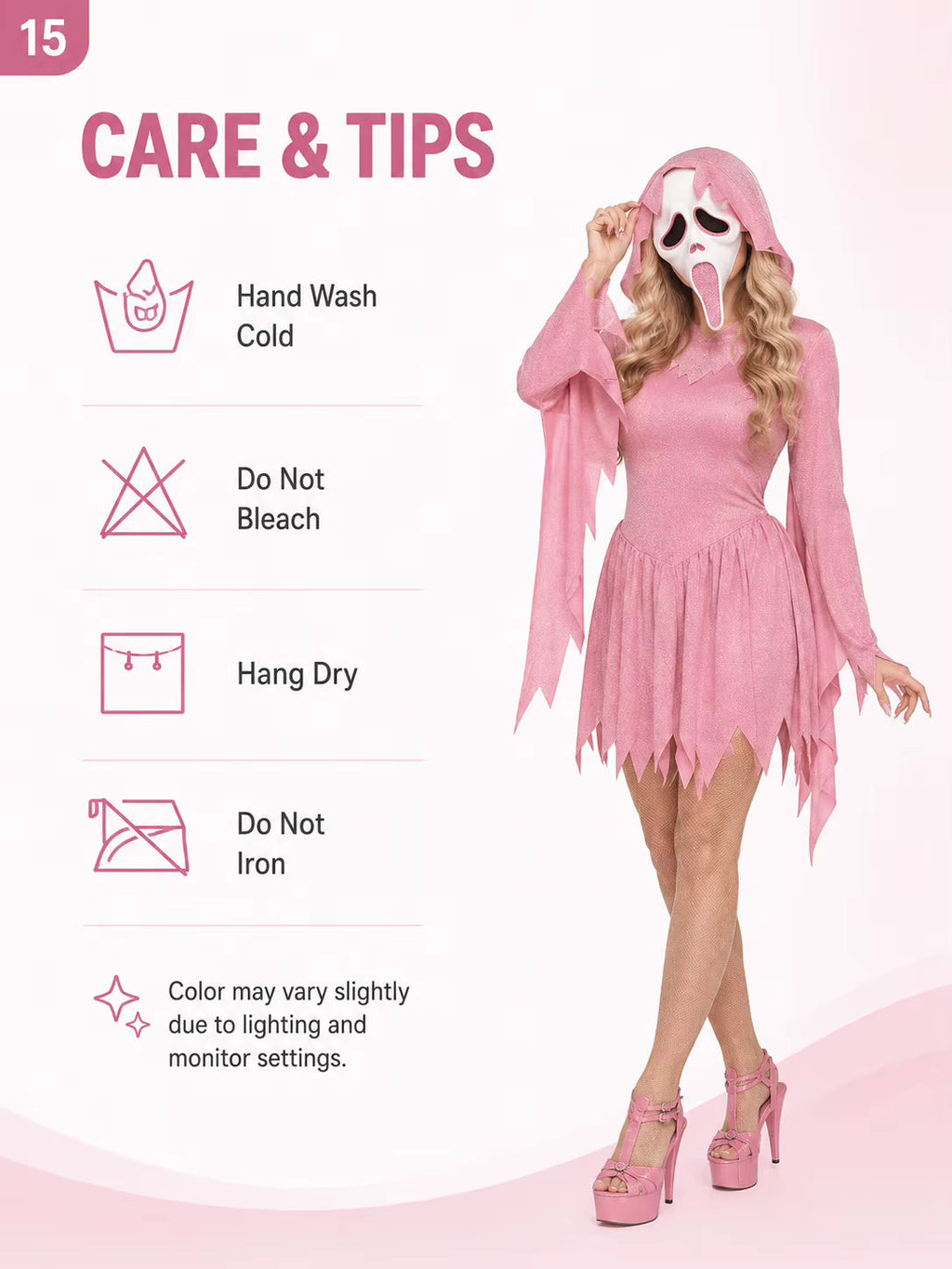 Pink Ghost Costume