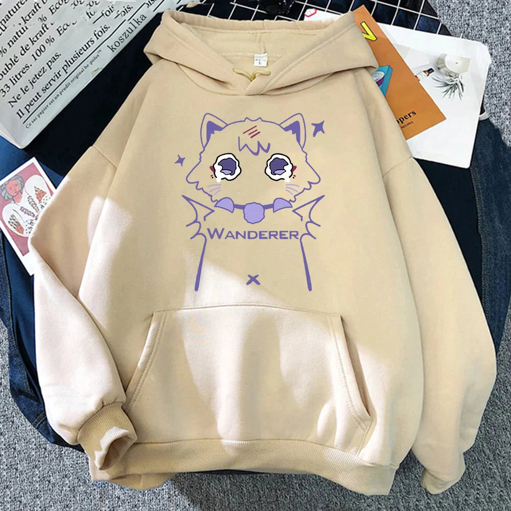 Genshin Impact Scaramouche Cat Hoodie