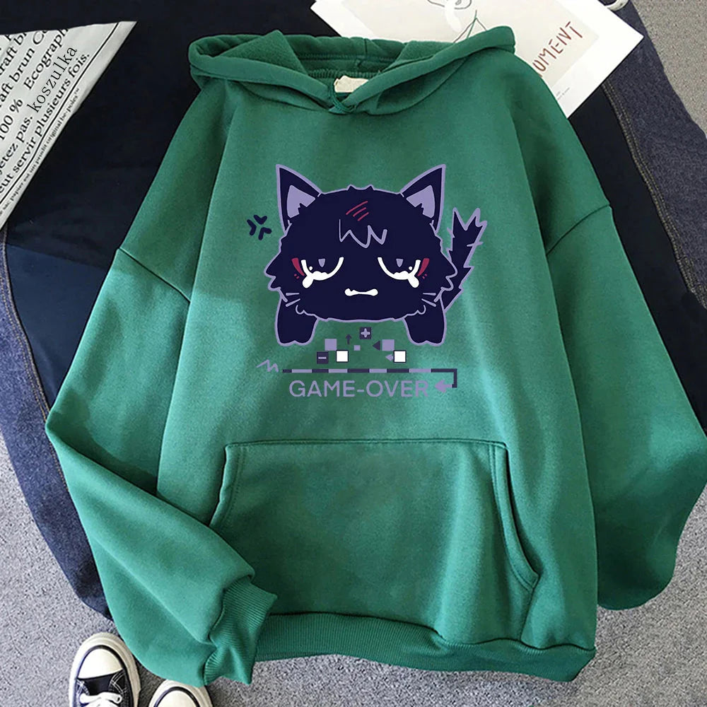 Genshin Impact Scaramouche Cat Hoodie