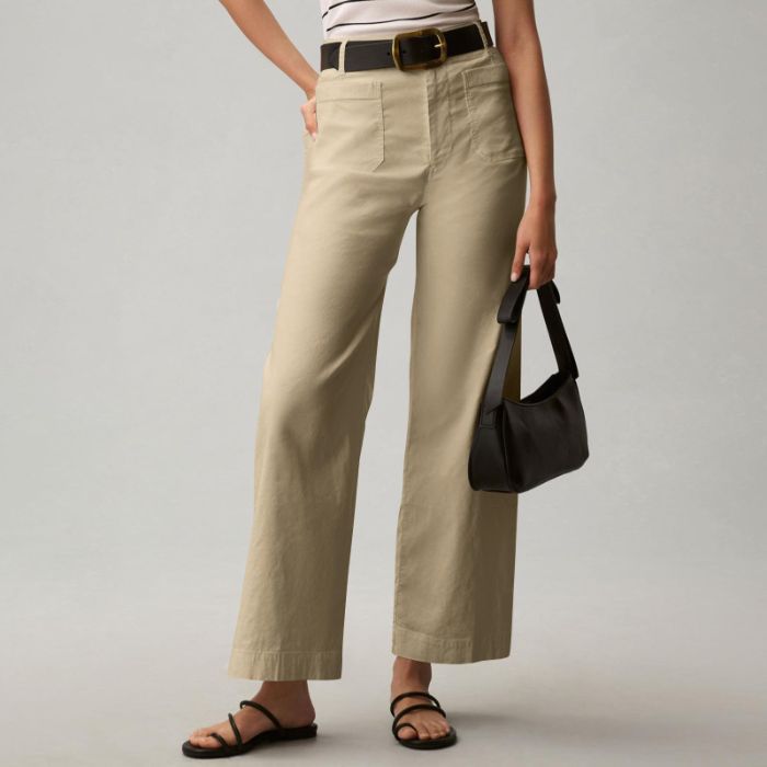 Plus Size High Waisted Slimming Solid Color Suit Pants