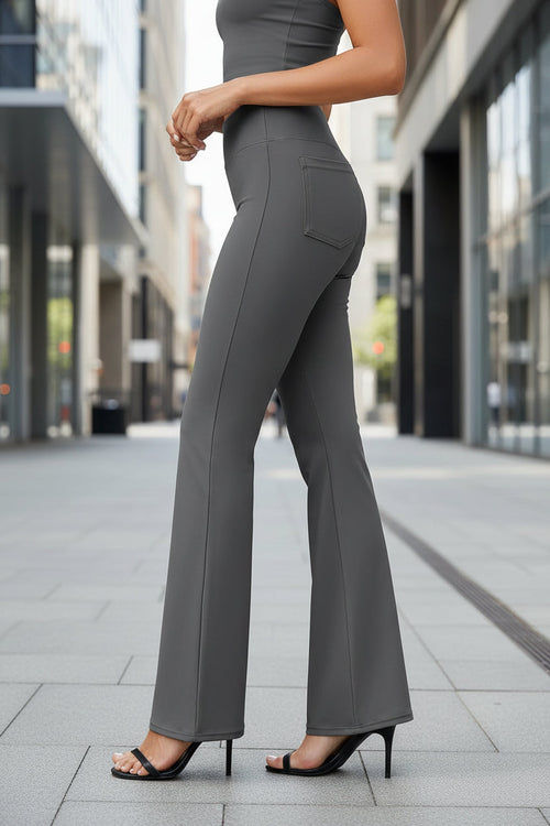 Business-Casual High-Waisted Stretch Trousers for Women