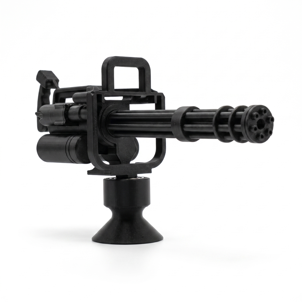 MiniTurret — Mini Gatling Dashboard Cannon