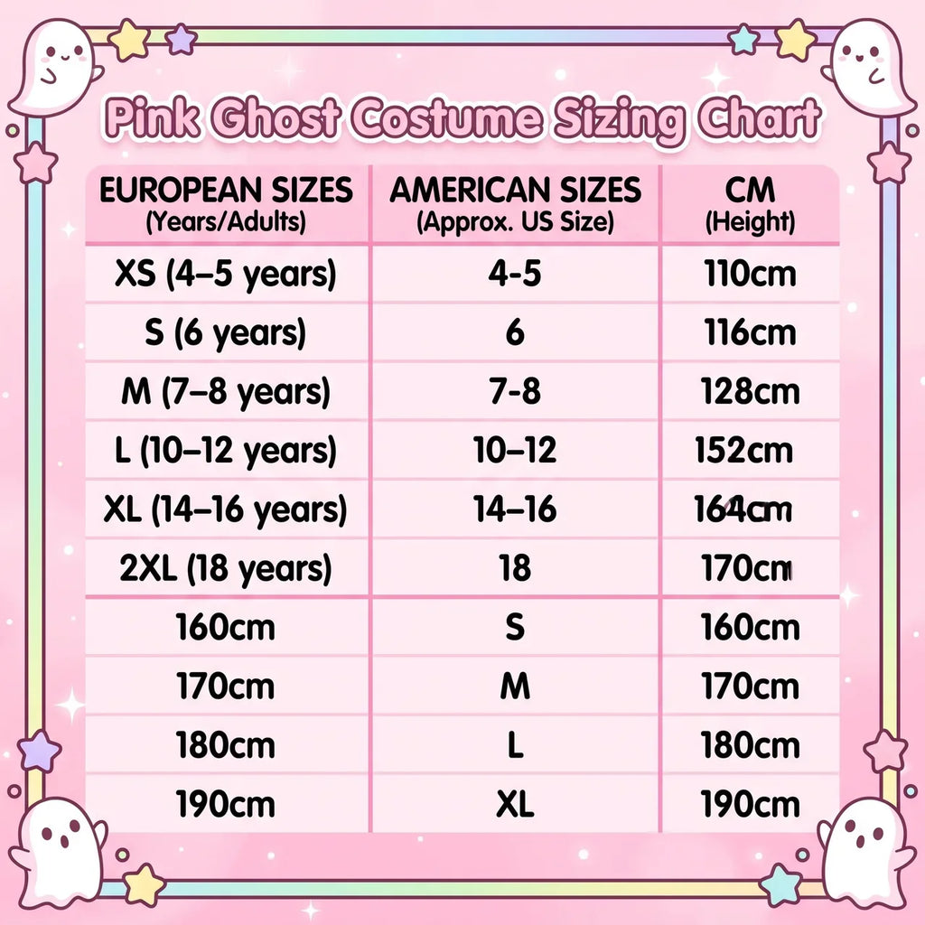 Pink Ghost Costume